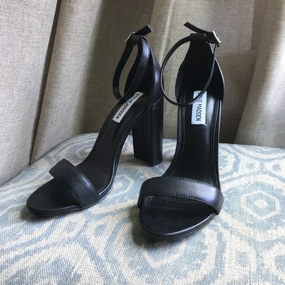 carrson black leather